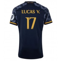 Dres Real Madrid Lucas Vazquez #17 Gostujuci 2023-24 Kratak Rukav